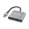 Honeywell Type C to HDMI with PD Charging and USB 3.0 Adapter(HC000009/ADP/SLV)