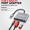 Honeywell Type C to HDMI with PD Charging and USB 3.0 Adapter(HC000009/ADP/SLV)