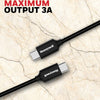 Honeywell Type C to Type C USB 3.1 cable 1.8Mtr - Black(HC000048/CBL/SLC/1.8M/BLK)